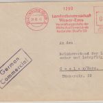 All.Bes. - Landesbauernschaft Weser-Ems 12 Pfg AFS Brief Oldenburg - Goslar 1945
