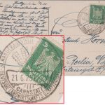 DR - 31. Wanderausstellung DLG Karte SST Cannstatt - Berlin 1925