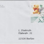 BRD - 56+26 C. Wofa Teddybär Bogenecke Brief/FDC Baden-Baden - Berlin 2002