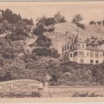 DR - Trier 1915 Zensur-Ra1 Ortskarte (AK Villa Pieroth