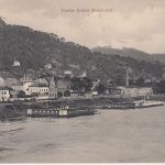 Rheinland-Pfalz - Trier linkes Moselufer sw-AK gelaufen/Zensur 1918
