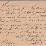 DR - Colmar 1873 Hufeisen-Stpl. 1/2 Gr. Brustschild Ganzsache n. Karlsruhe