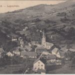 Elsass - Schnierlach Lapoutroie Ortsansicht sw-AK gelaufen/Feldpost 1915