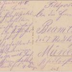 Elsass - Schnierlach Lapoutroie Ortsansicht sw-AK gelaufen/Feldpost 1915