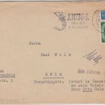 BRD - ANGUA Köln 1959 Masch.werbestempel Ortsbrief - Lebensmittelmesse