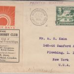 British Guiana - 1 P. Reisfeld illustr Drucksachenbrief Georgetown New York 1935
