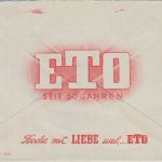 BRD - Koche mit Liebe und ETO 20 Pfg. AFS + NO Brief Karlsruhe - Ettlingen 1950