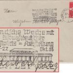 DR - Gastwirts-Ausstellung Masch.werbestpl. Brief Karlsruhe Bad Liebenzell 1935