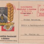 DR - Landwirtschaftliche Genossenschaft illustr. Firmenkarte Hollabrunn 1941