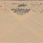DR - Ausstellung Speis u. Trank Masch.werbestpl. Brief Stuttgart 1926
