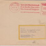 DR - IREKS AG 3 Pfg. AFS Drucksache Kulmbach - Mittweida 1940