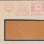 DR - Feurio Haushaltsseife 12 Pfg. AFS Brief Stuttgart-Untertürkheim 1933