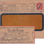 DR - Ausstellung Speis u. Trank Masch.werbestpl. Dienstbrief Stuttgart 1926