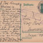 DR - Kaiser Friedrich Quelle Deut. Edelwasser Handwerbstpl. Karte Offenbach 1930