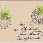 BRD - 3. Schuh- u. Lederschau Drucksache SST Pirmasens - Oberbuchen 1953