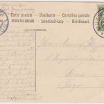 Bayern - 5 Pfg. Wappen Karte n. TOGO München - Lome 1907