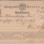 Bayern - 2 Kr. Wappen Ganzsache n. ÖSTERREICH K1 Reichenhall - Wien 1875
