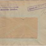 SBZ - Wittenberge Zustellurkunde Ra1 "Zugestellt am 31.12.45"