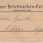 DR - 5 Pfg. Schiller Streifband i.d. SCHWEIZ Berlin - Wildegg 1929