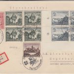 DR - Tag der Briefmarke SST Dresden 7.1.40 Einschreibebrief n. Magdeburg