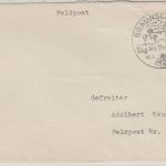 DR - Tag der Briefmarke SST Braunschweig 12.1.41 Feldpostbrief an Fp.Nr. 32261