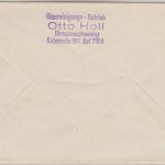 DR - Tag der Briefmarke SST Braunschweig 12.1.41 Feldpostbrief an Fp.Nr. 10066