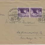 DR - Tag der Briefmarke Brief/FDC SST Dresden 11.1.42