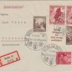 DR - Tag der Briefmarke SST Berlin SO16 7.1.39 Einschreibebrief n. Heidenau