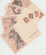 DR - Tag der Briefmarke1942 4x3 Pfg. Sonderganzsache ungebraucht