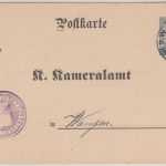 Württemberg - Branntweinerzeugung 2 Pfg. Ganzsache Wangen 1904