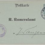 Württemberg - Branntweinerzeugung 2 Pfg. Ganzsache Wangen 1905