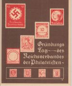 DR - 1. Tag der Briefmarke 1936 3 Pfg. Privatganzsache ungebraucht