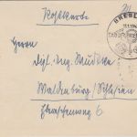 DR - Tag der Briefmarke 1942 Schmuckkarte/Ersttag SST Breslau 11.1.42