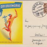 DR - Tag der Briefmarke 1939 3 Pfg. Sonderganzsache SST Breslau 7.1.39