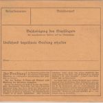 DR - 2x100 Pfg. Korbdeckel u.a. Paketkarte Wangen (Allgäu) - Hamburg 1924