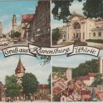 BRD - Weingarten 1963 apt. Handwerbestpl. Karte n. Bruck/Opf.