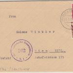 FZ/Württemberg 30+20 Pfg. Freimarken Zensurbrief n. ÖSTERREICH Gebratzhofen 1948