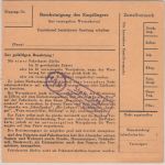 BRD - (14b) Steinental ü. Leutkirch Landpost-Ra2 Paketkarte n. Weinheim 1961
