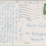 BRD - Leutkirch Straßenansicht Gasthof zum Rößle u.a. sw-Fotokarte gelaufen 1958