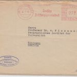 DR - Deutsche Forschungsgemeinschaft 12 Pfg. AFS Brief Berlin-Steglitz 1943