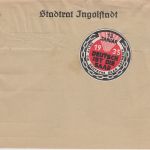 DR - Deutsch ist die Saar 13. Jan 1935 Propagandavignette Brief Ingolstadt 1934