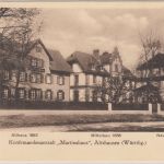 Württemberg - Altshausen Konfirmandenanstalt Martinshaus sw-AK gelaufen 1937