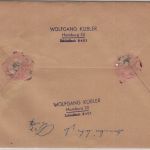 BRD - 3x40 Pfg. George Marshall (Marshallplan) Wertbrief Hamburg - Duisburg 1961