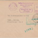 DDR - Berlin-Weissensee 1966 Kämpft für den Frieden 30 Pfg. AFS Ortsbrief