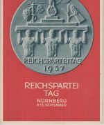 DR - Reichsparteitag Nürnberg 1937 farb. Festpostkarte m. SST
