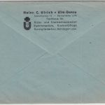 All.Bes. - Ulm (Donau) 2 Gebühr bezahlt 14.9.45 Ortsbrief