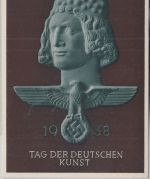 DR - Tag der Deutschen Kunst 1938 amtl. Festpostkarte SST München