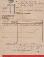 Württemberg - 2x15 Pfg. Frachtstempel(marke) Eilfrachtbrief Lossburg-Rodt 1921