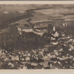 DR - Baustetten ü. Laupheim Landpost-Ra2 Karte n. München 1934