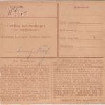 Bayern - 50+40 Pfg. Ludwig Nachnahme-Eilpaketkarte München 3 - Freising 1917